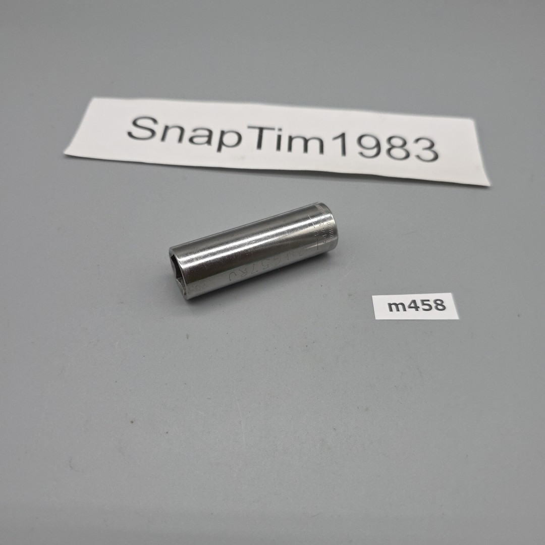 Craftsman Tools 15mm 6 Point Deep Chrome Socket 3/8″ Drive G-44432 USA