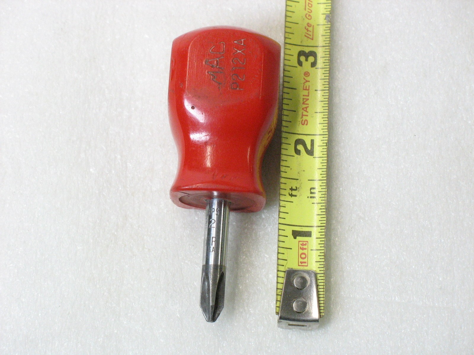 Mac Tools #2 Phillips Head Stubby Screwdriver P212XA