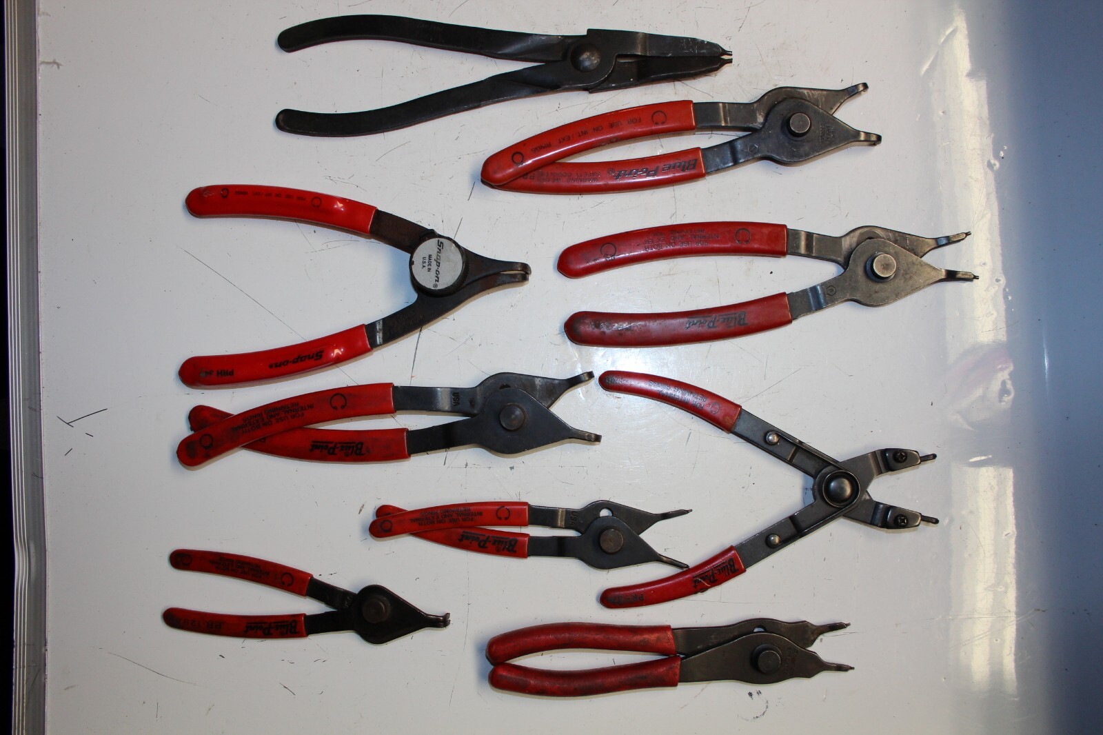 SNAP-ON TOOLS Snap Ring Convertible Retaining Int&Ext Retaining Ring PLIERS LOT
