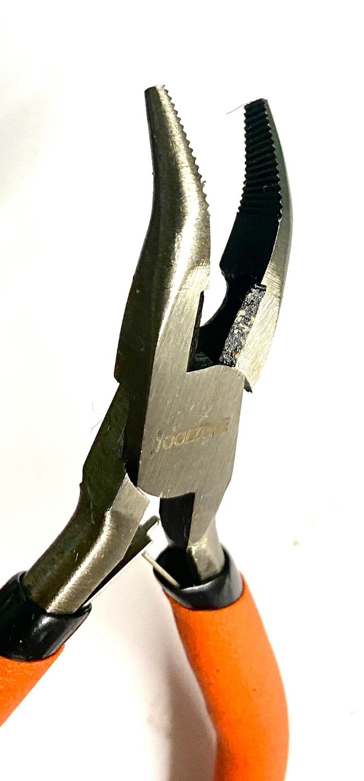 8pc Mini Plier Set Soft Grip in Zip Case Needle combi long nosed bent side cut