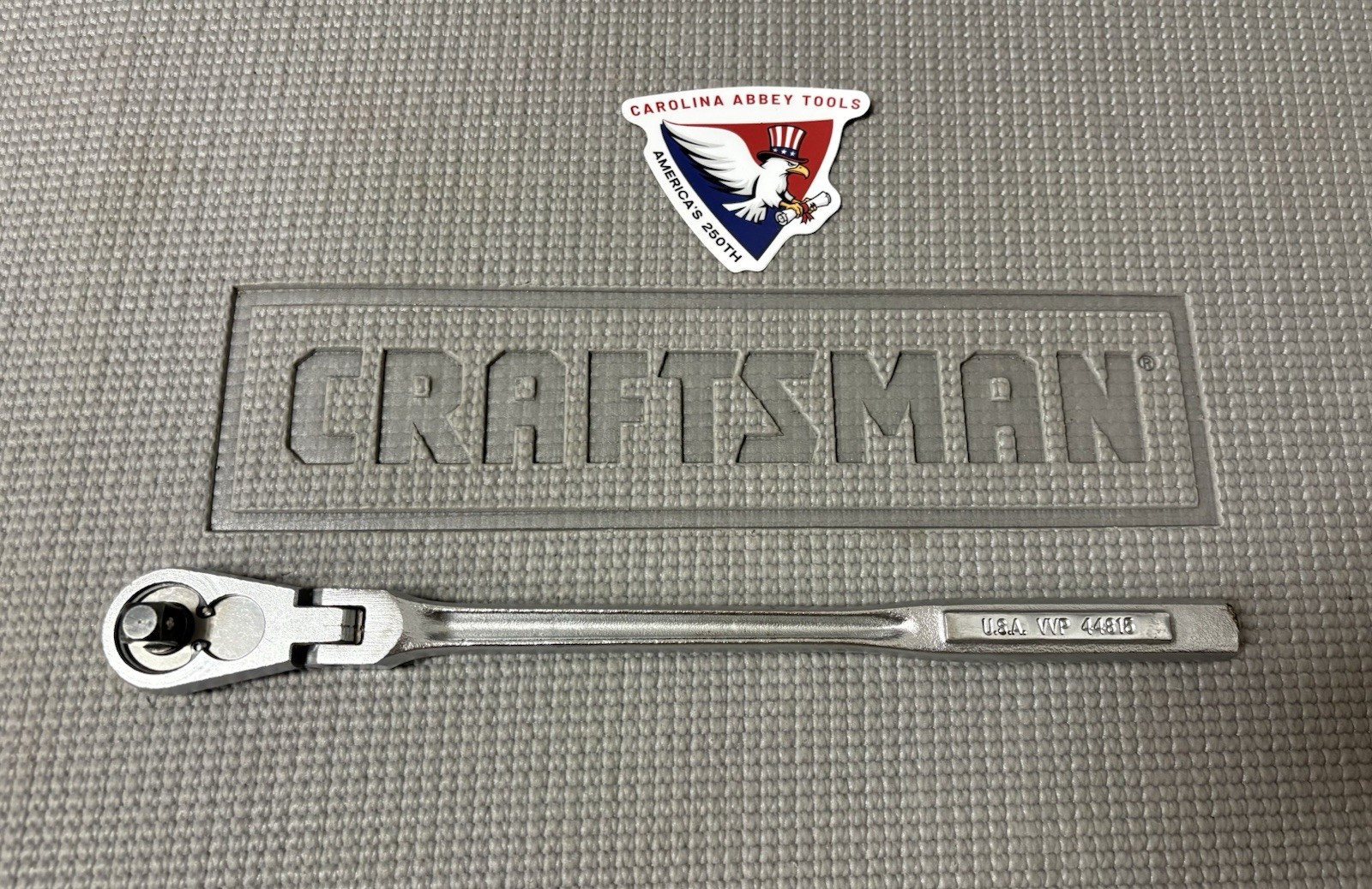 Sears Craftsman 3/8″ Flex Head Quick Release Ratchet 44815 VVP USA *READ*