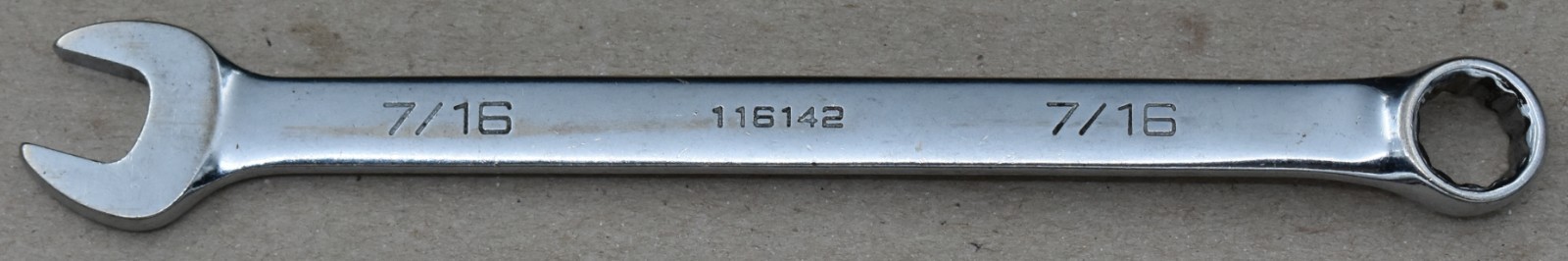 GM PERFORMANCE PARTS 116142, 7/16″ SAE, 12-POINT OPEN/BOX END COMBINATION WRENCH