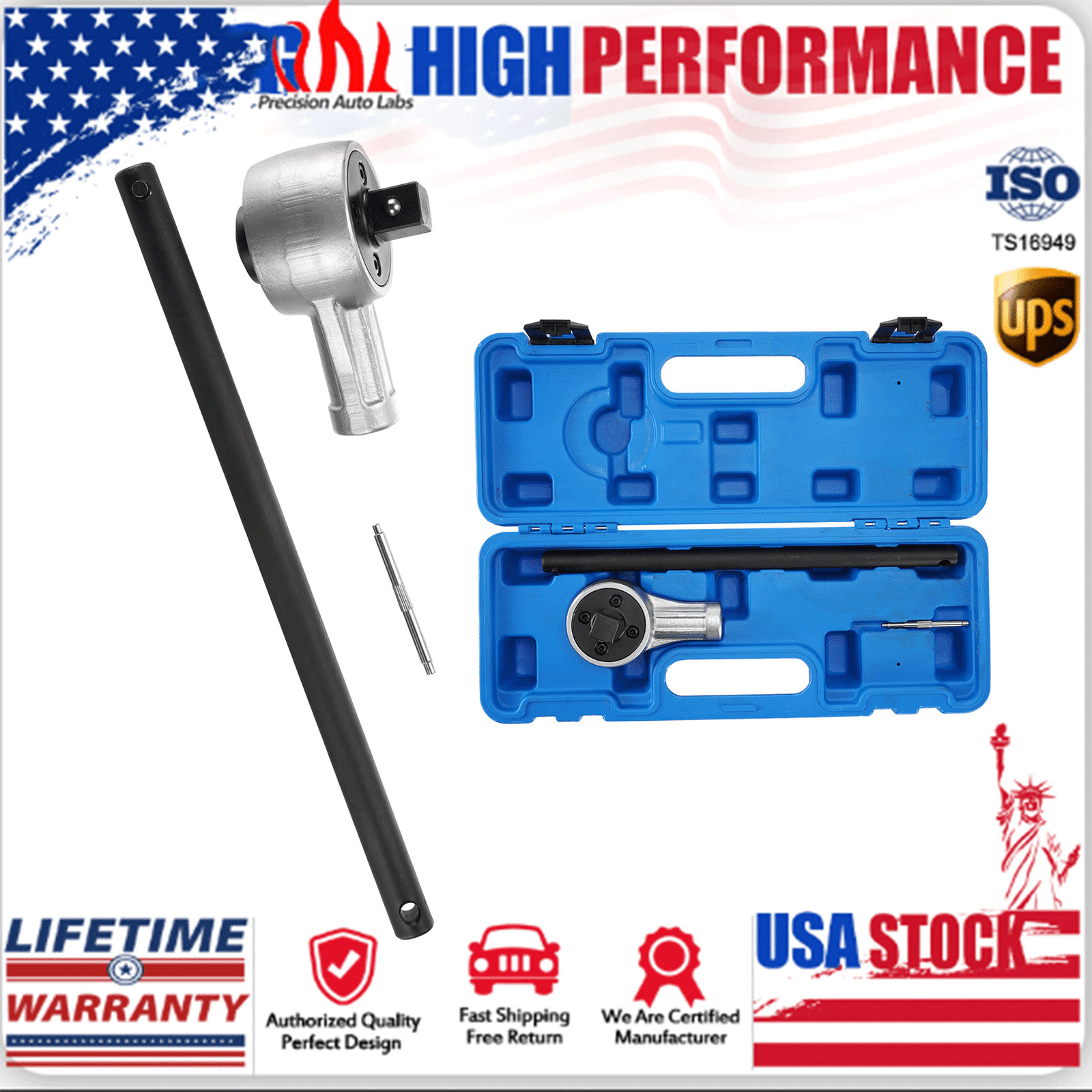 Torque Wrench-Pound Torque Multiplier Wrench Kit 03715B 3/4»M 1100FT-LB/1500NM