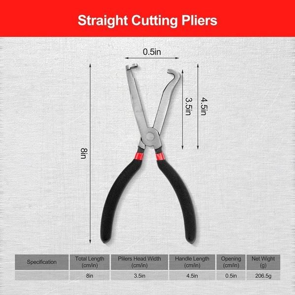 Heavy Duty Carbon Steel Disconnect Pliers for Vehicle Maintenance Tasks