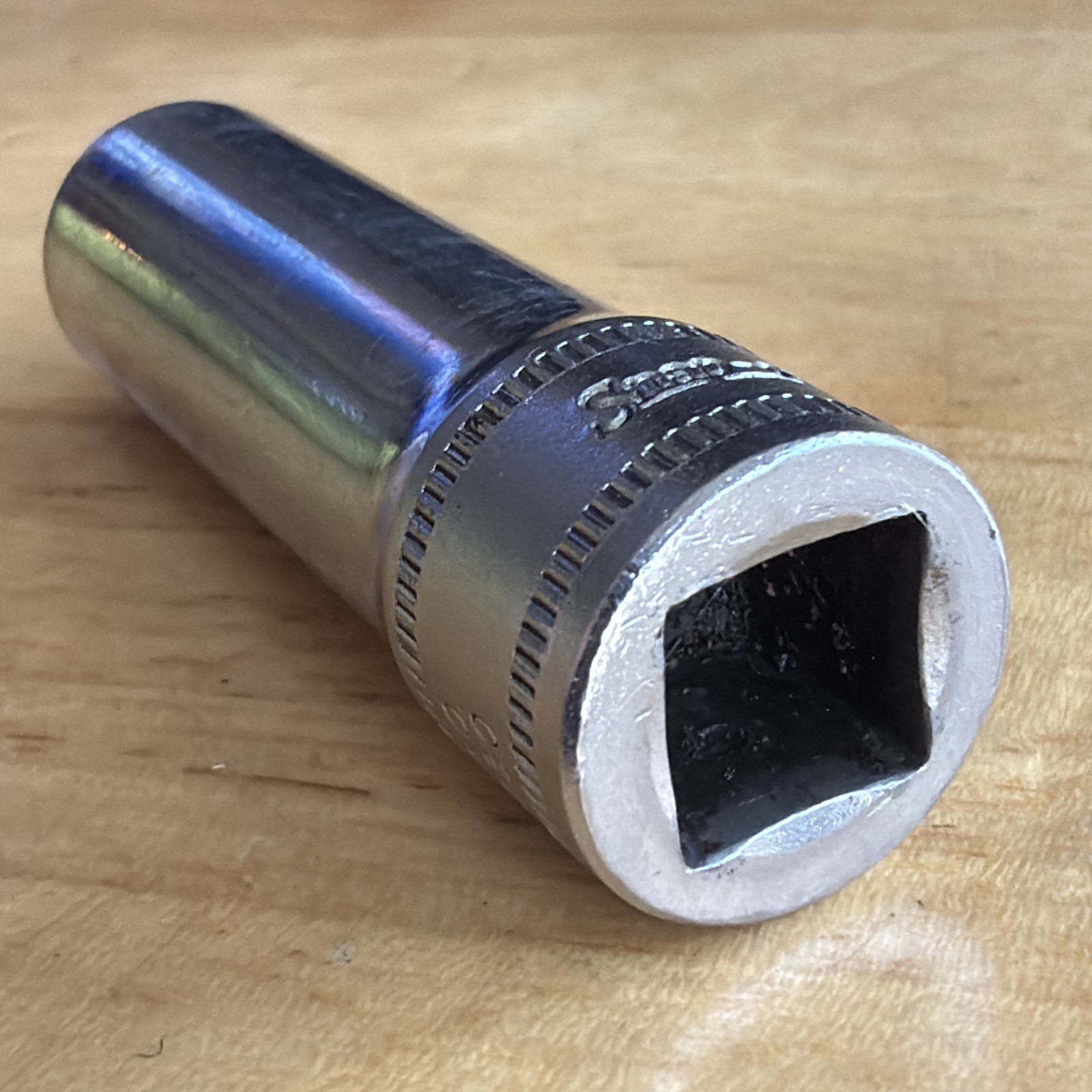 Snap On Tools 11mm Deep Socket 3/8″ Drive 12 Point SFM11 Vtg Made in USA