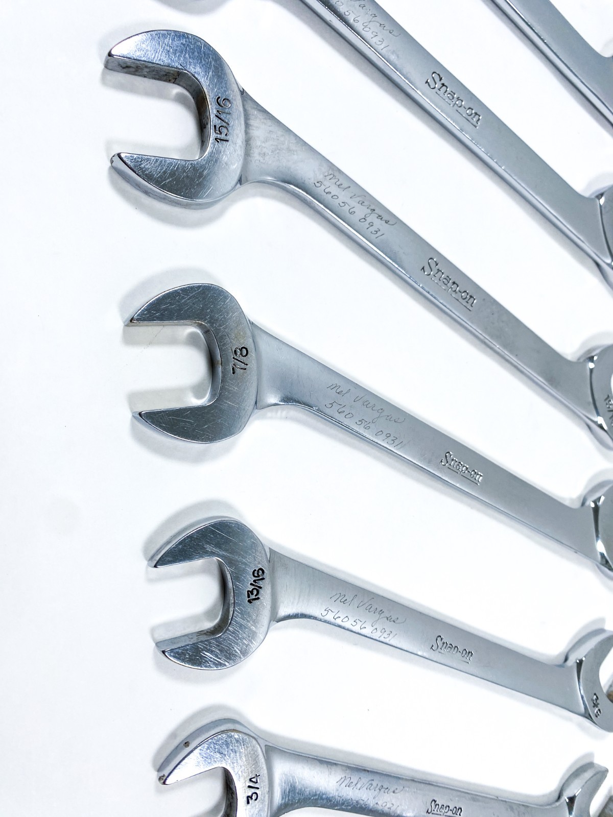 SNAP ON TOOLS USA 13-PIECE SAE 4 Way Open End Angle Wrench Set 3/8″ – 1-1/8″