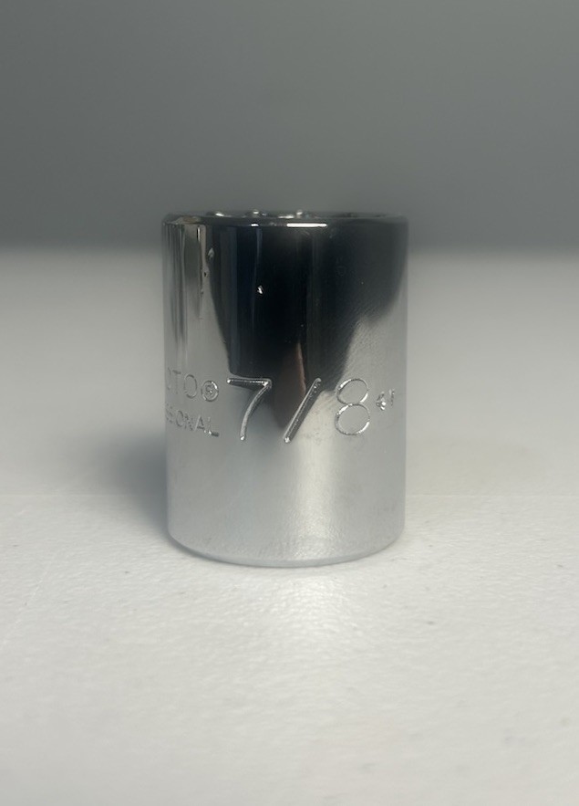 Proto Socket 7/8″ 12 Point 1/2″ Drive 5428 USA BRAND NEW Chrome Socket SAE
