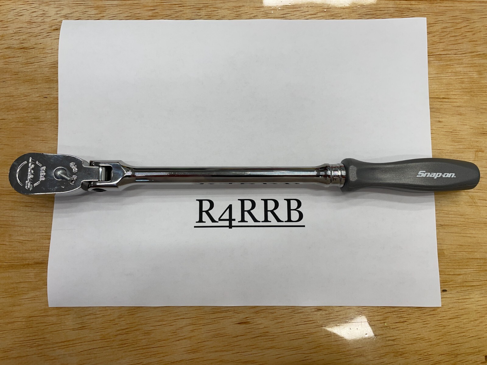 Snap-on Tools USA NEW DARK TITANIUM 3/8″ Drive HARD Flex Head Ratchet FHLFD80ADT