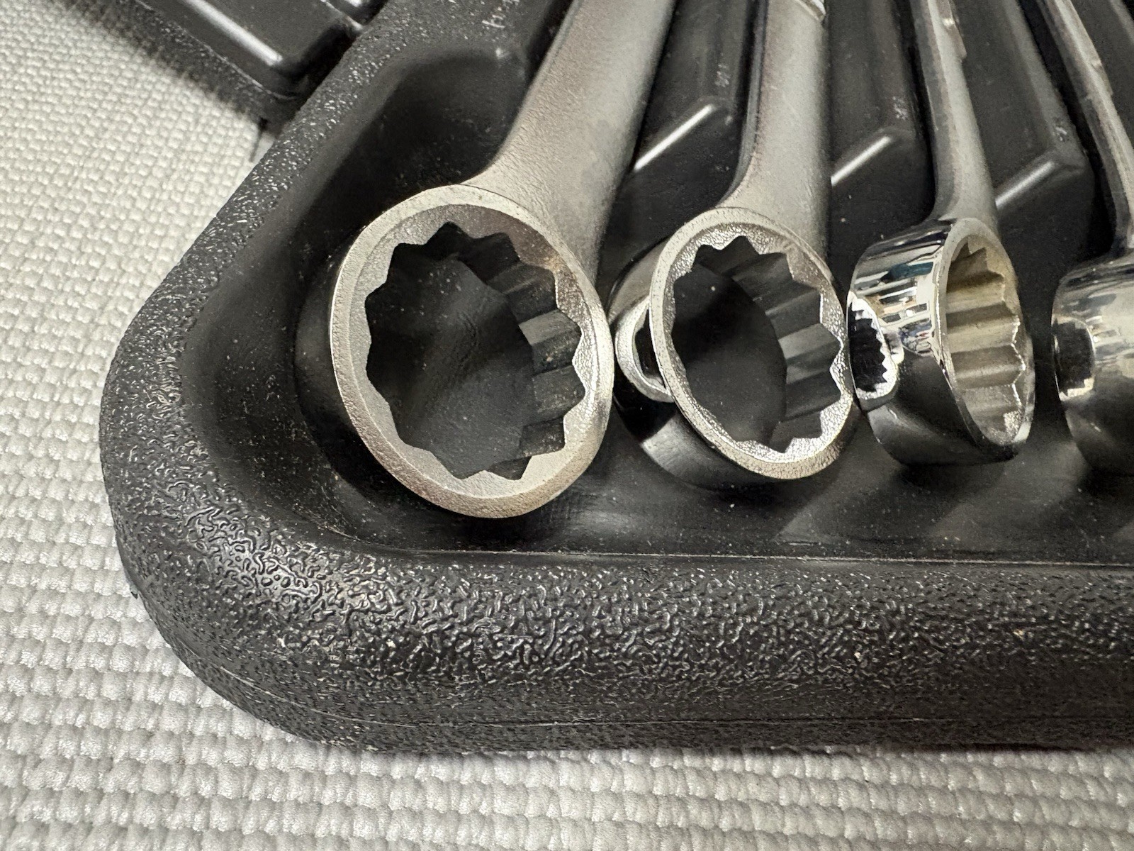 Sears Craftsman USA 5pc Jumbo SAE Combination Wrench Set 46939 w/ Carry Case
