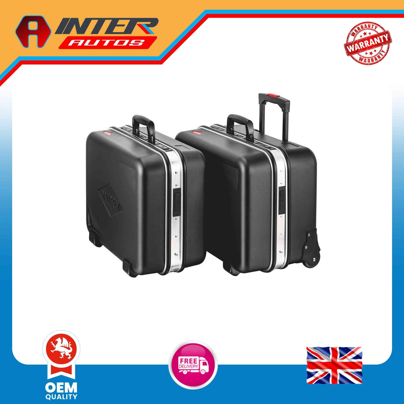 KNIPEX 00 21 41 LE Tool Case «BIG Twin Move», Empty, 290mm 23616 23616