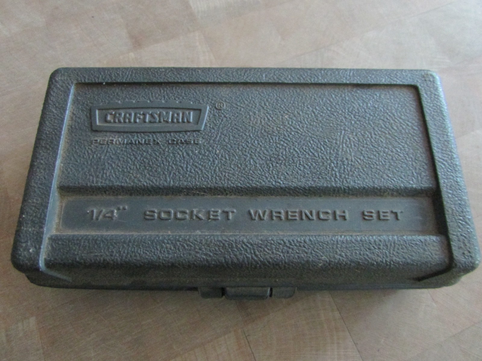 Vintage Craftsman 1/4″ Drive SAE Socket Set USA -V- VJ RACHET extras included