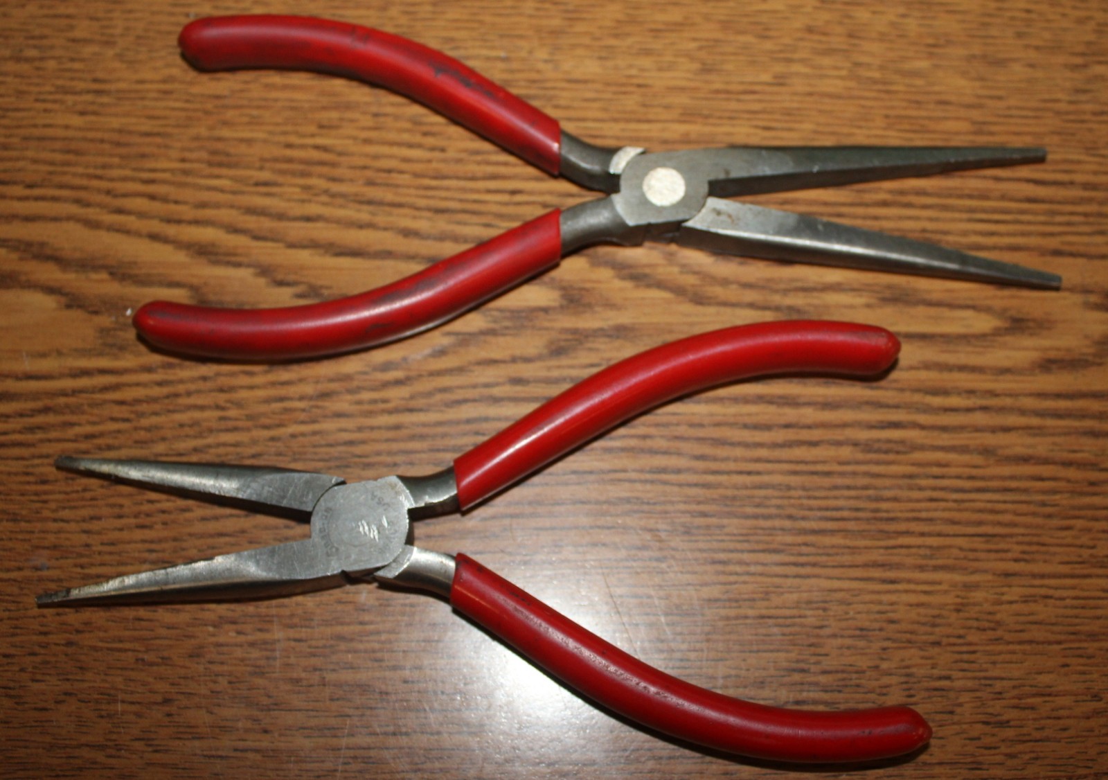 Snap-On 96ACP 7-1/2″ & 97ACP 8″ Red Handled Needle Nose pliers BOTH