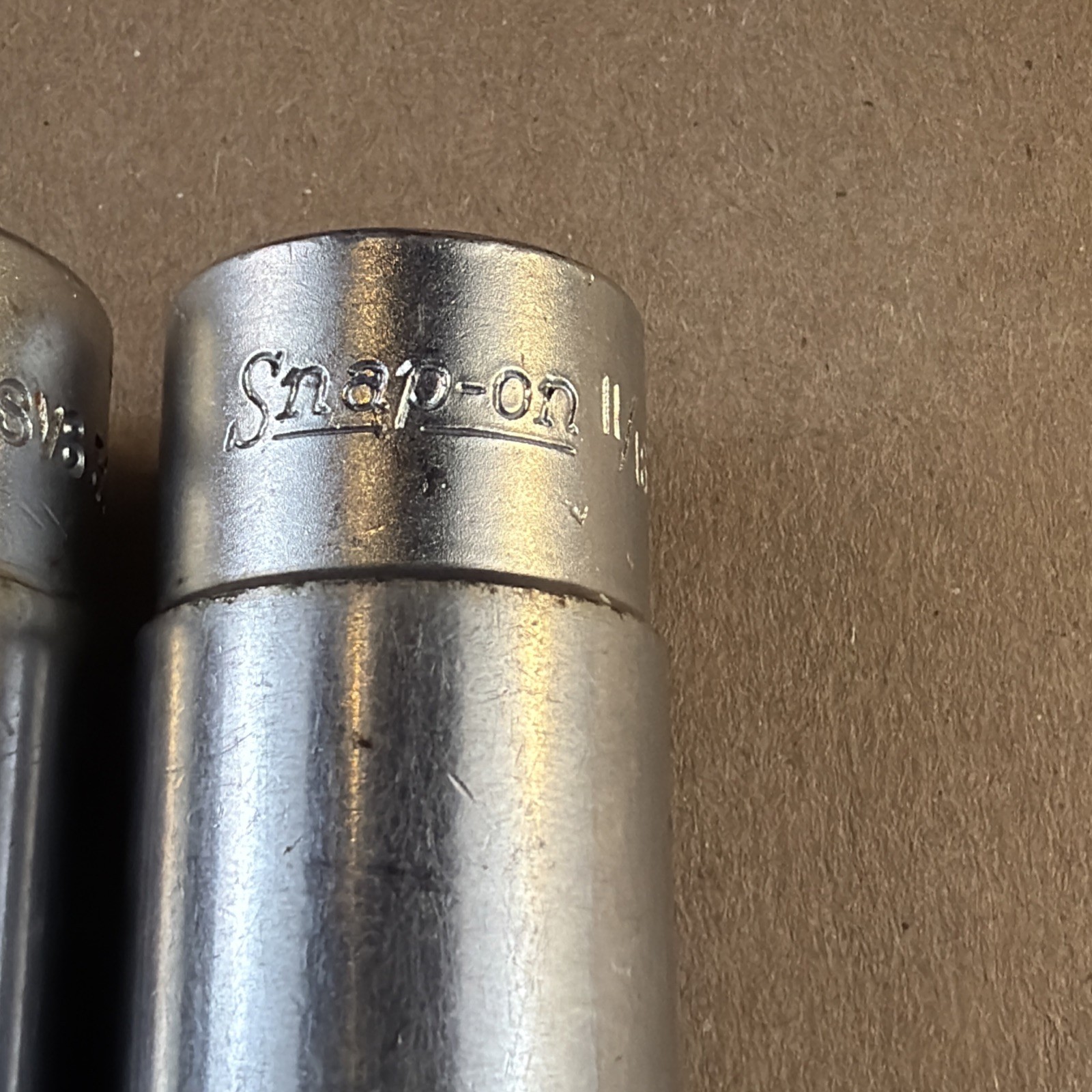 Snap-on SVS221 SVS301 1/2” Dr Deep 12 Pt Sockets 11/16 15/16 USA