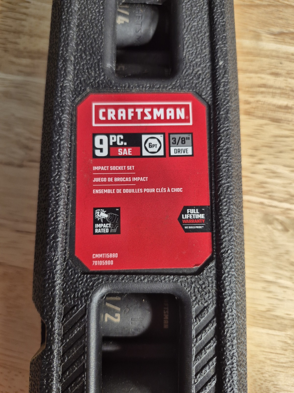 CRAFTSMAN 9PC IMPACT SOCKETS CMMT15880
