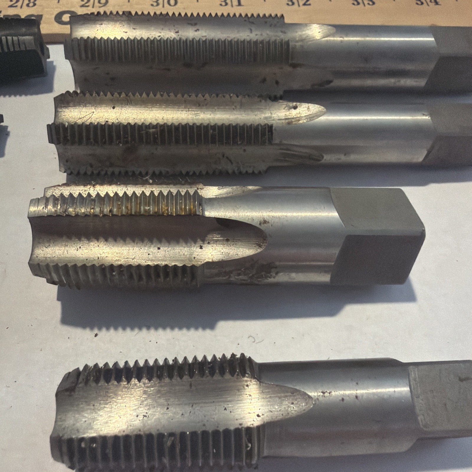 Mixed Lot R&N / Hanson / SKF Thread Taps Machinist Shop Tool See Description