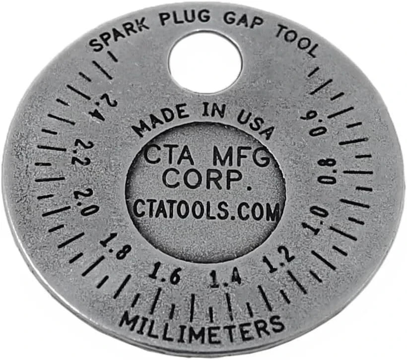 3235 Spark Plug Gapper: Coin-Style Spark Plug Gap Tool, 0.020″–0.100″ Measure…