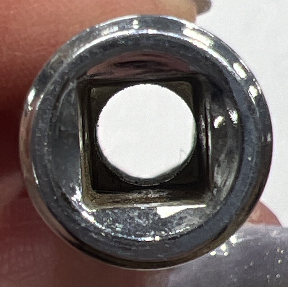 Mac Tools USA 9mm 6 Point 1/4″ Drive Deep Polished Chrome Socket MD6 9MMR