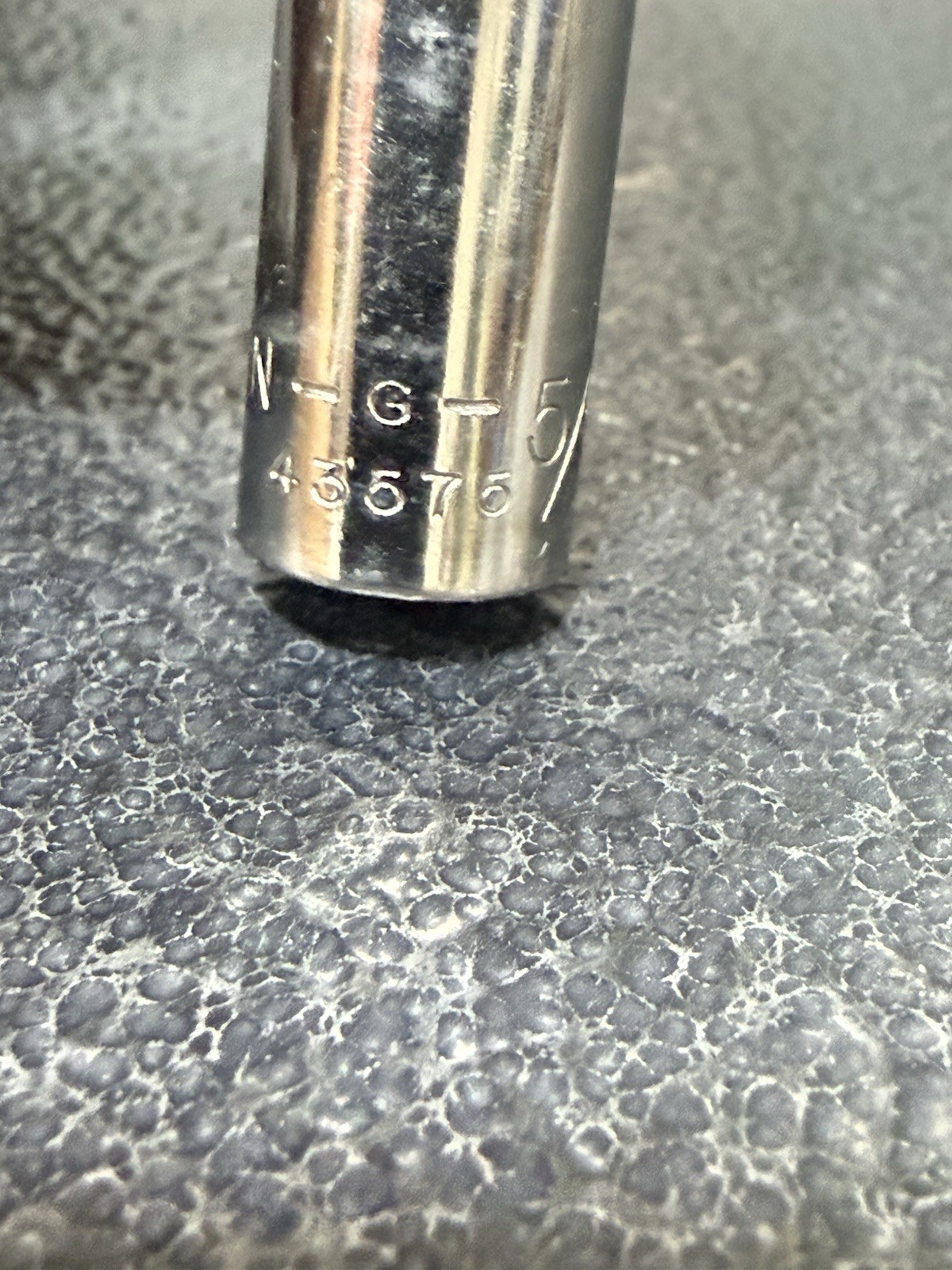 Vtg 5/16″ Craftsman G-Series Part 43575 1/4″ Drive 6-Point Deep Socket USA Made