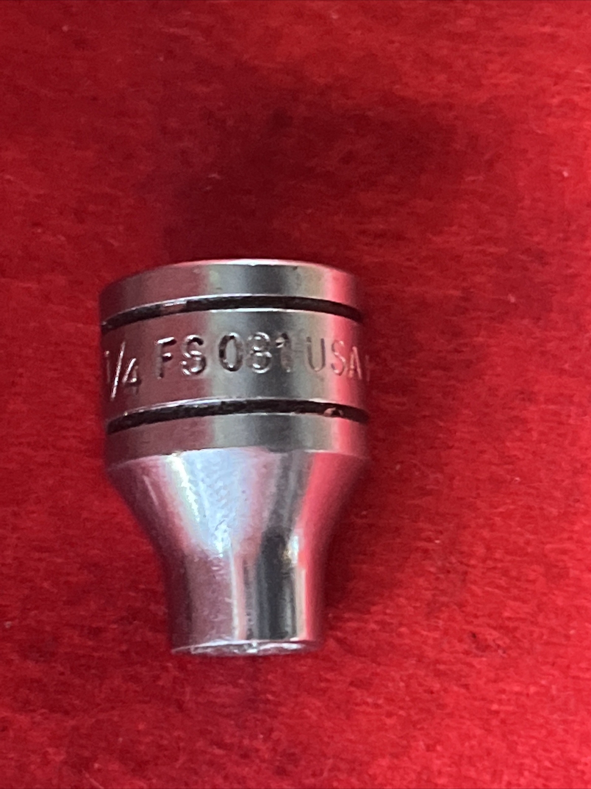 SNAP ON TOOLS FS081 SHALLOW SOCKET 1/4″, 3/8” DRIVE, 6 POINT – USA (tb6.7)
