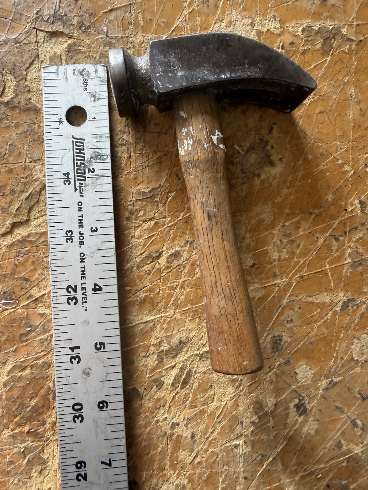 Tinsmith Coppersmith Raising Hammer Sheet Metal Forming Hammer Wood Handle