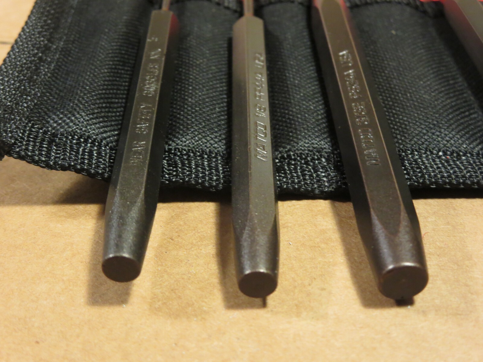 Matco Punch and Chisel Set SPC6PA 6pc w/pouch 2pc Snap on PPC104A and PPC106A