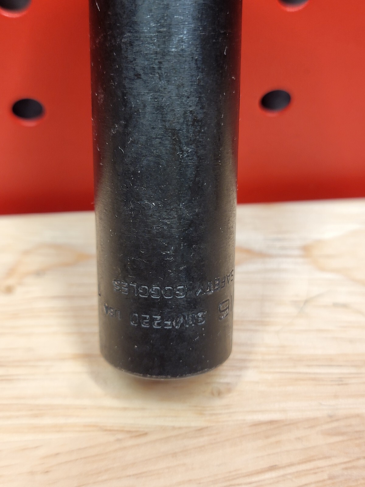Snap-on Tools SIMF220 11/16″ SAE 3/8″ Drive 6-Point Deep Impact Socket USA