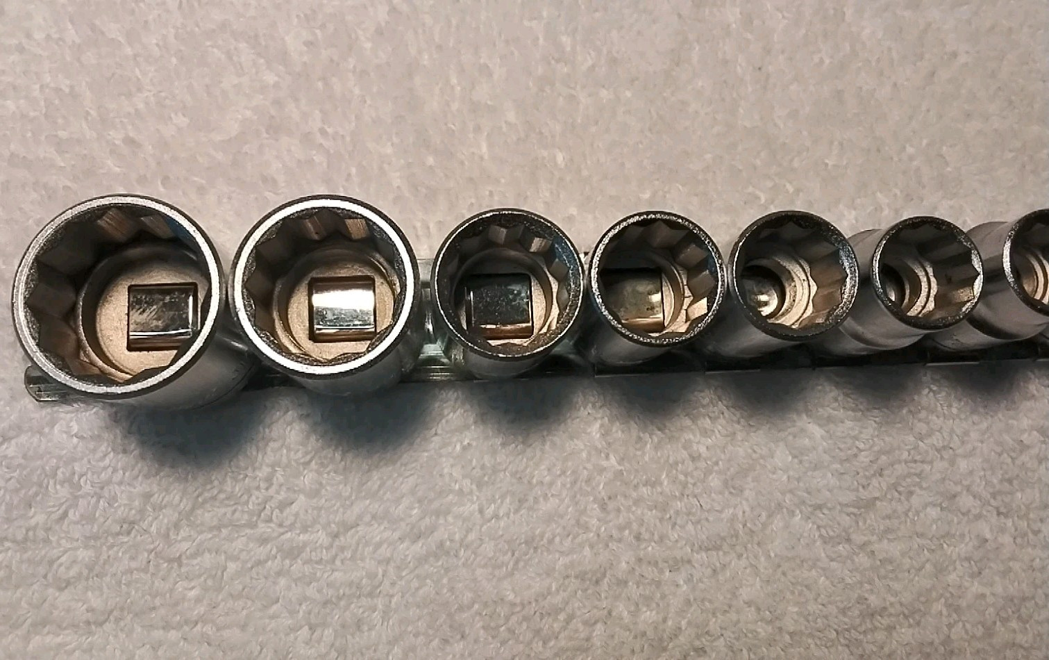 9pc HERBRAND 3/8″ DRIVE 12PT SOCKET SET METRIC USA 🇺🇸