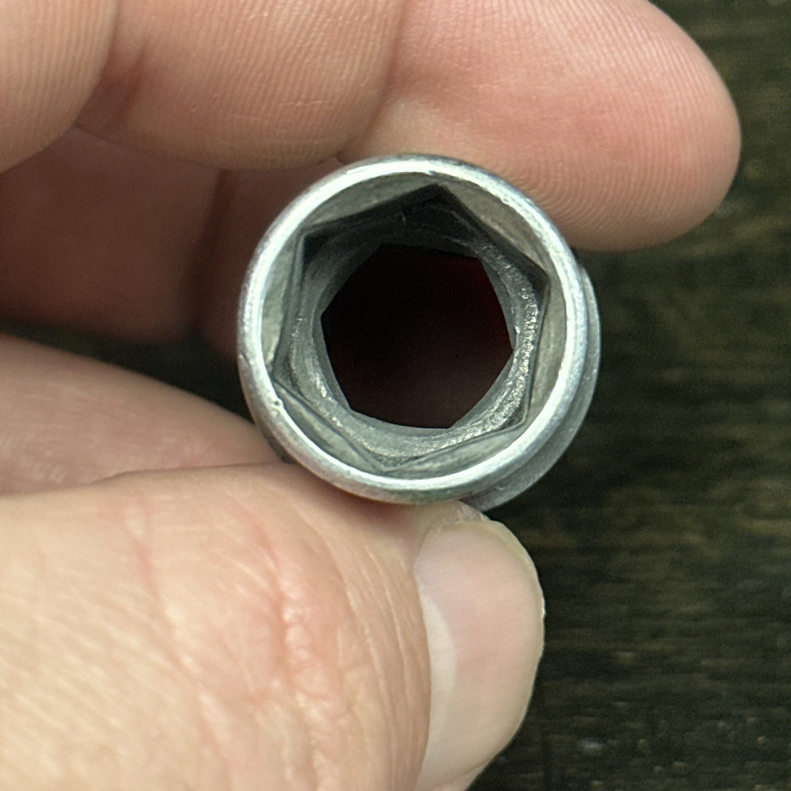 Indestro Super 9/16″ 6 Point Shallow Chrome Socket 1/2″ Drive 1218H