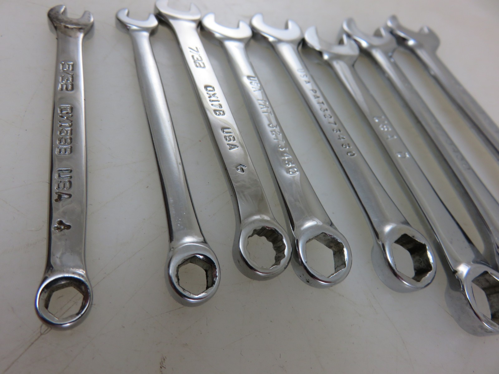 Snap-On OXI709SBK Ignition Combination Wrench 8pc Set + Pouch 5/32″-3/8″ NO 1/8″