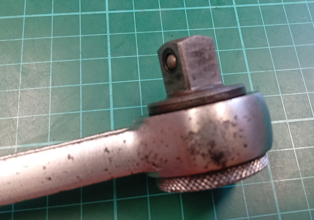 Vintage Facom S.151, 1/2″ Drive, Ratchet, Made In France (Socket Ball Defective)