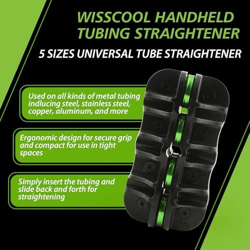 1/2″ Tube Straightener Handheld Tool for Brake, Fuel, Copper, Aluminum, Steel