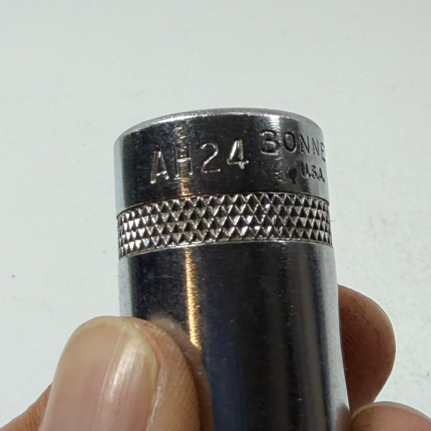 BONNEY USA 1/2″ Drive 3/4″ SAE Shallow 6 Point Socket AH24 EUC