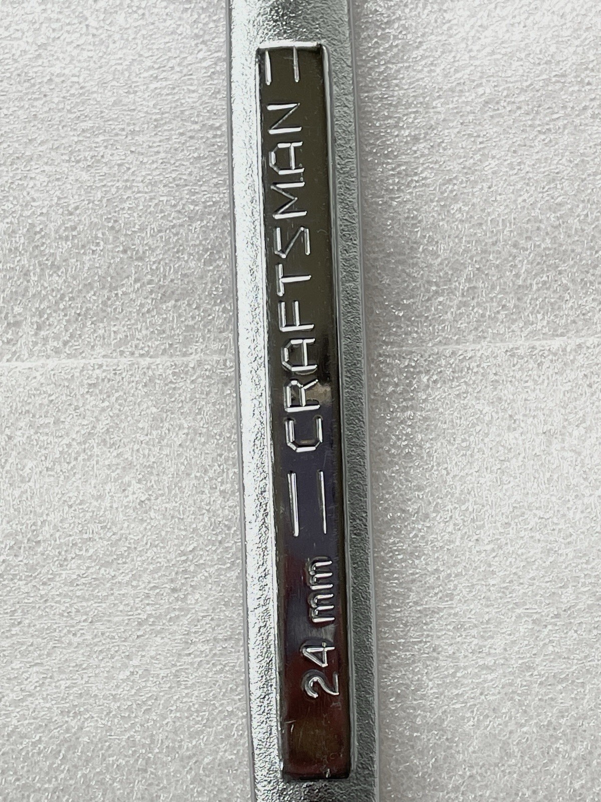 VINTAGE CRAFTSMAN -V- 42923 24MM 12 POINT METRIC COMBINATION WRENCH