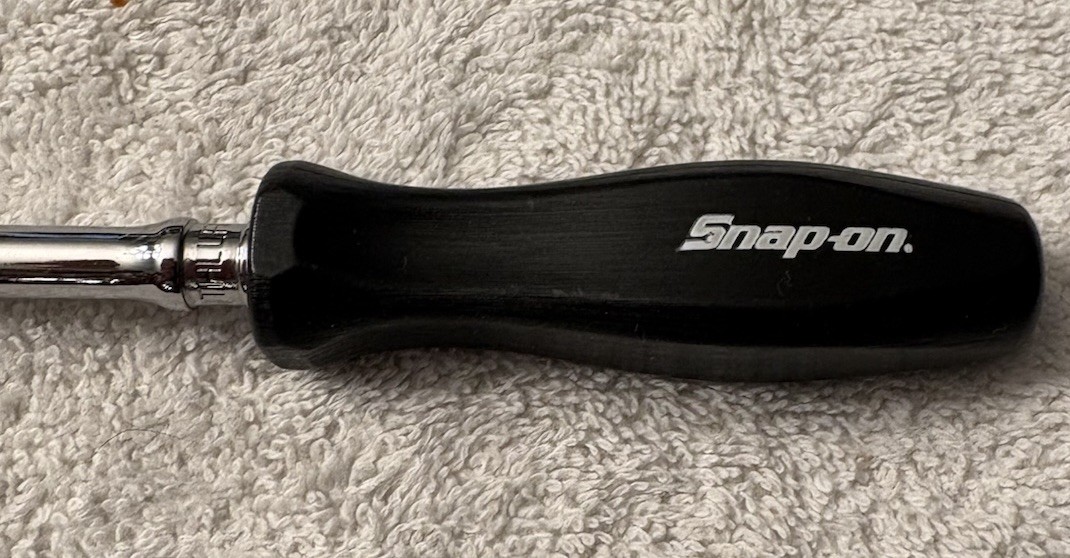 Snap On 1/4” Drive Flex Head Extra Long Hard Handle Ratchet