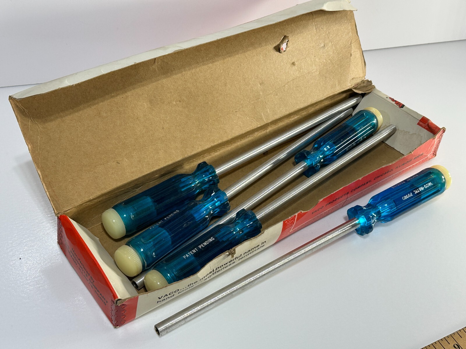 NOS VACO-Matic Tools USA 70080 Extra Long Magnetic Shaft Bit Holder Screwdriver