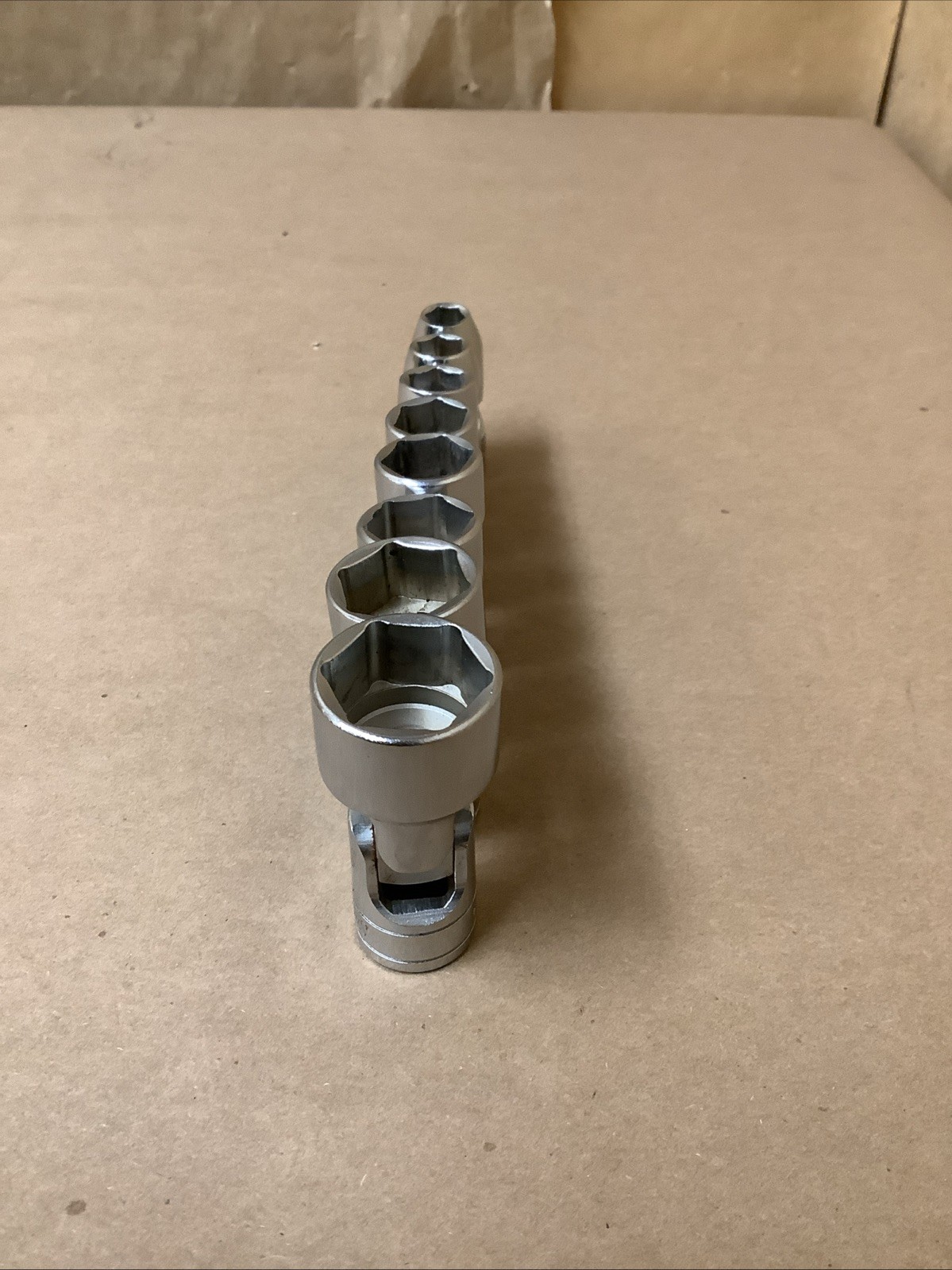 Snap On FS10A-FS24 8pc 3/8″ Drive SAE 6PT 5/16″-3/4″ Swivel Head Socket Set