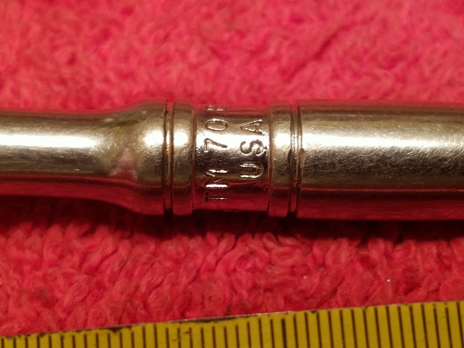 Snap On Tools 1/4″ Drive TM70B Ratchet Vtg USA