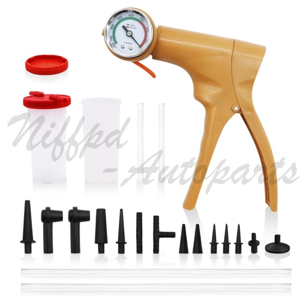 High-Precision Manual Hand Vacuum Pump Car Pressure Tester Brake Fluid Bleeder