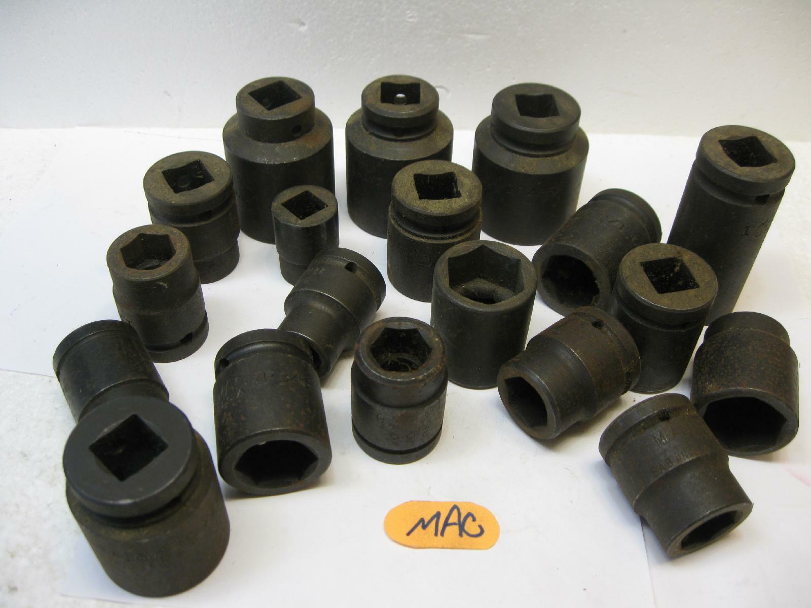Mac tools 3/4″ drive Impact Sockets. 7/8in. 1-1/8in. 1-1/16in. Sold Each. New!