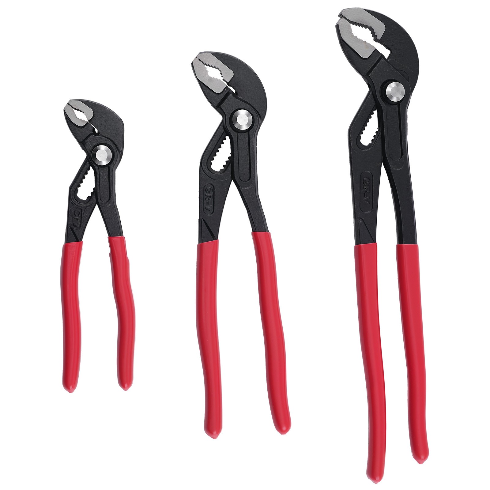 Self-Locking Water Pump Pliers Carbon Steel 7″ 10″ 12″ Non-Slip Grip Set