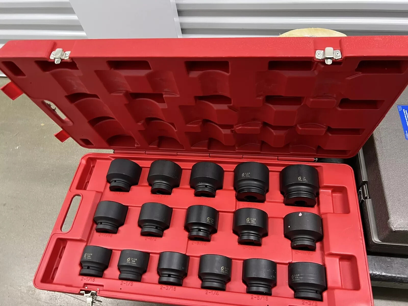 SUNEX TOOLS 5616 16 PCS 1″ DRIVE DEEP SAE IMPACT SOCKET SET