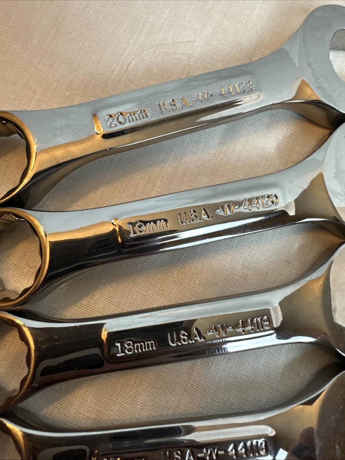 Sears Craftsman Professional Stubby USA Wrench Set 20 Piece Metric NOS Rare HTF