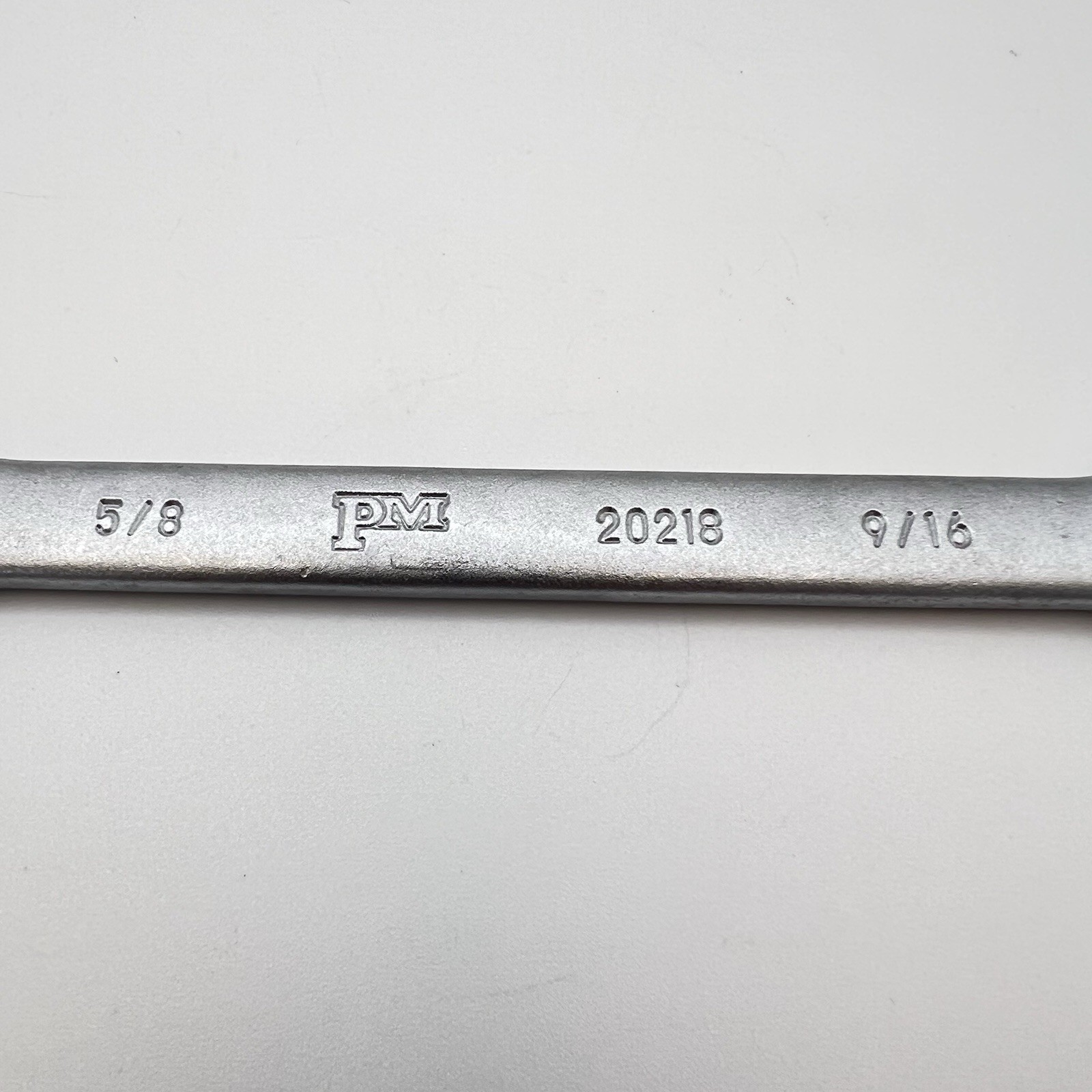Popular Mechanics 9/16 5/8 Double Open End Wrench 20218 Vtg Taiwan NOS