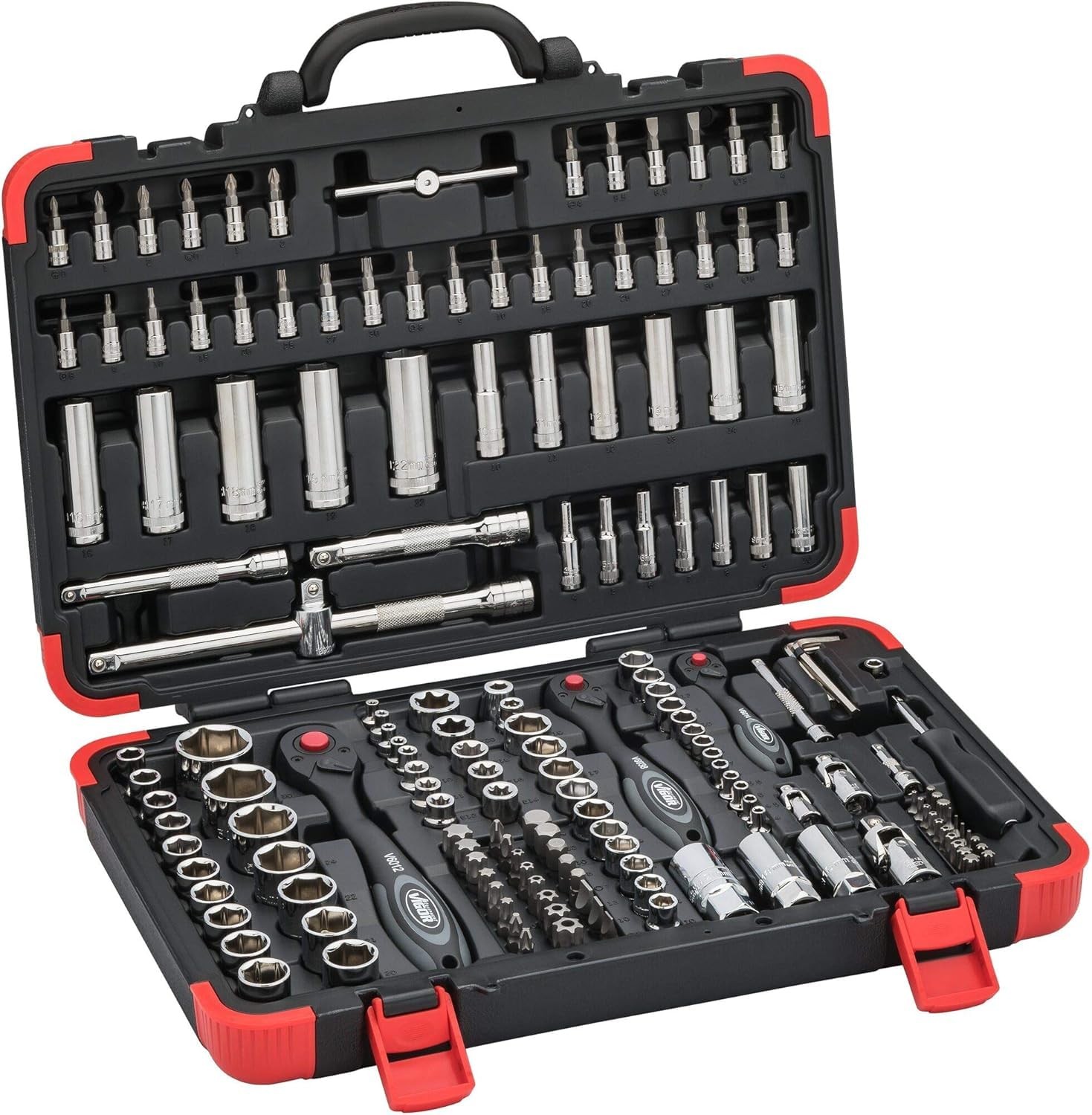 V2461N Socket Set I 172 Piece, with Reversible Ratchet and Extensions,…