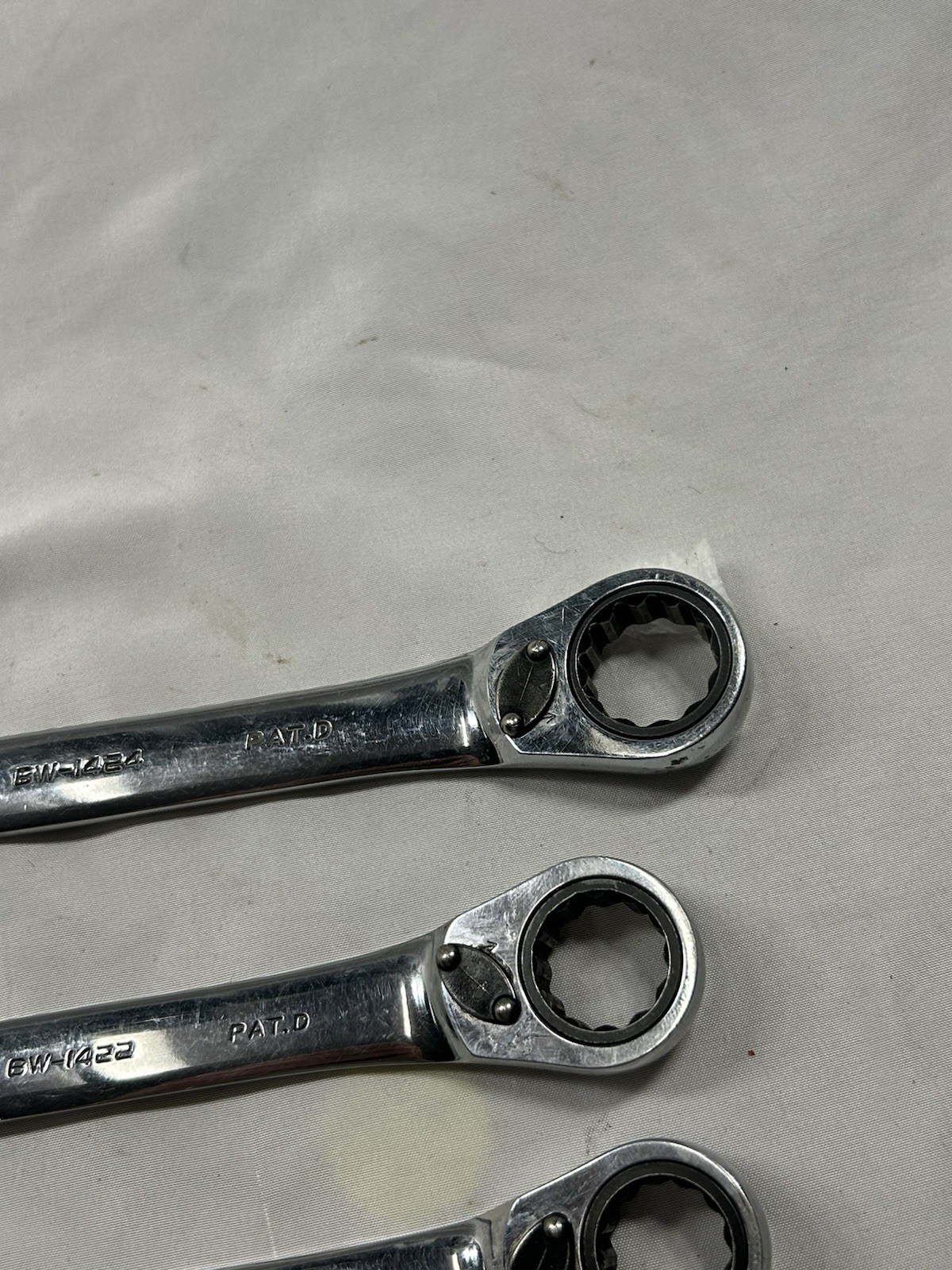 Blackhawk by Proto BW-1408 7pc Saw reversible ratcheting combination wrenches