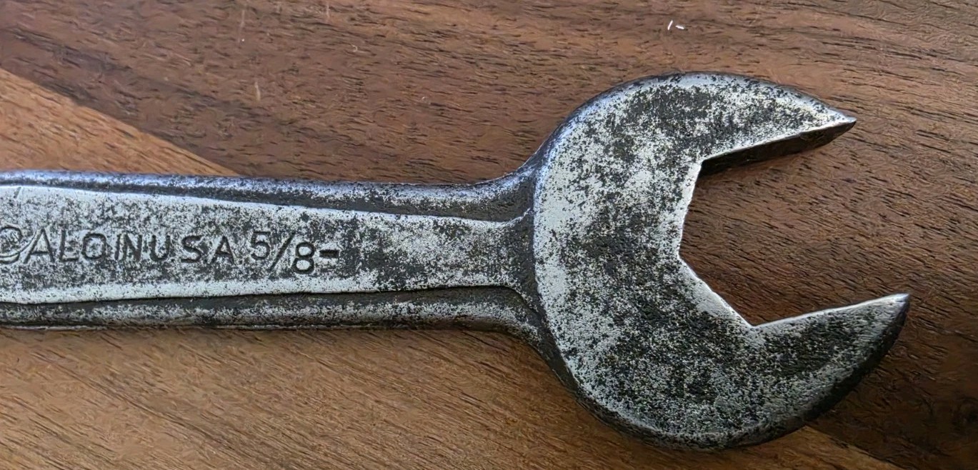 Vintage Barcalo Buffalo Open End Wrench 3/4″ & 5/8″ Forged USA