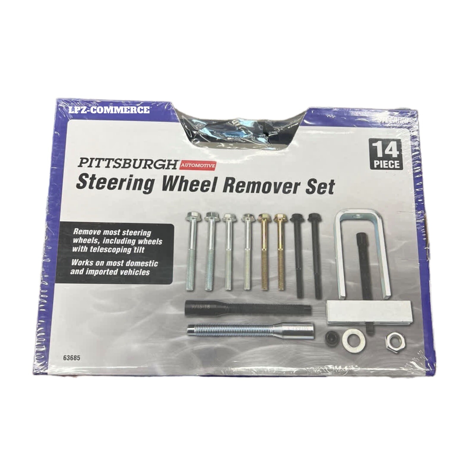 Pittsburgh Automotive Steering Wheel Remover Set 63685