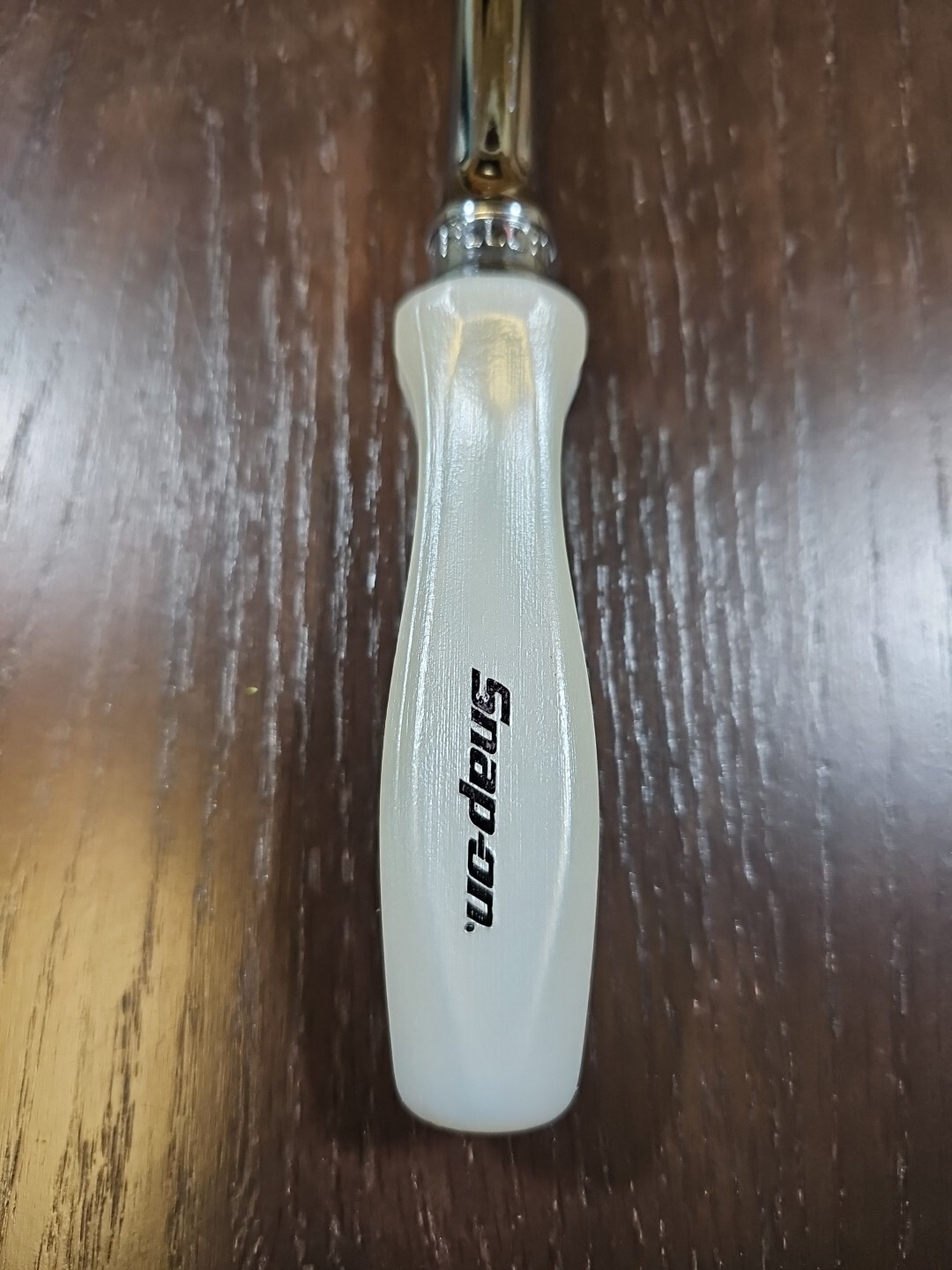 *NEW* Snap On FHLLD80 3/8 PEARL WHITE XTRA Long Ratchet FREE EXPEDITED SHIPPING