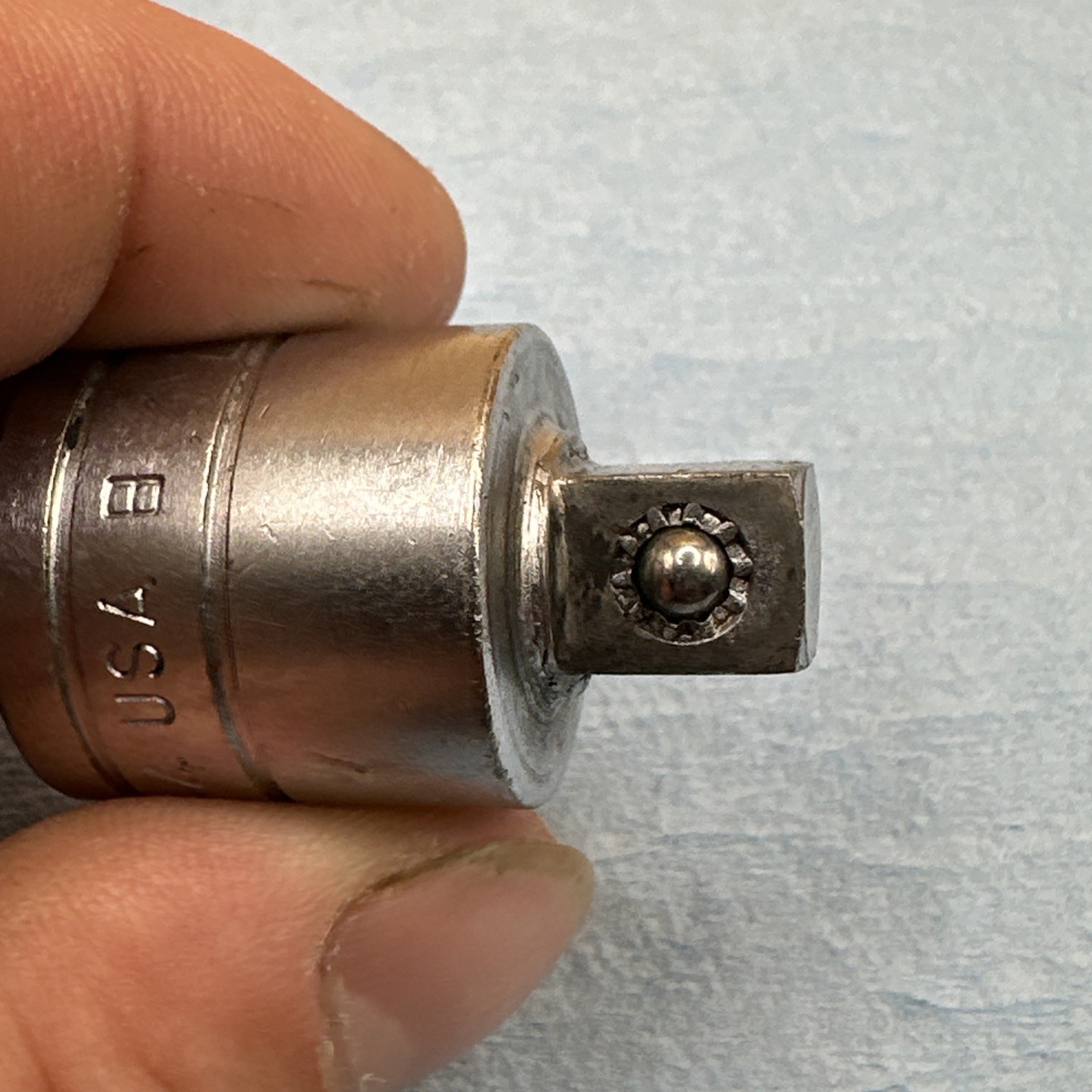 Snap On Tools A-4 1/2″ Drive to 3/8″ Chrome Reducer Adapter Adaptor