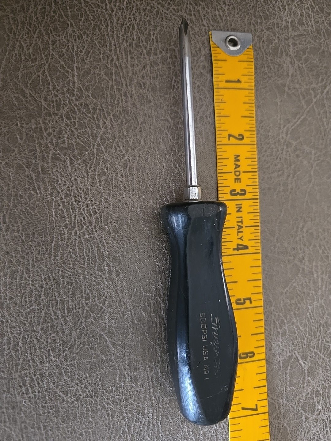 Snap On Phillips Screwdriver SDDP31 Hard Handle USA Mechanic Tool Black